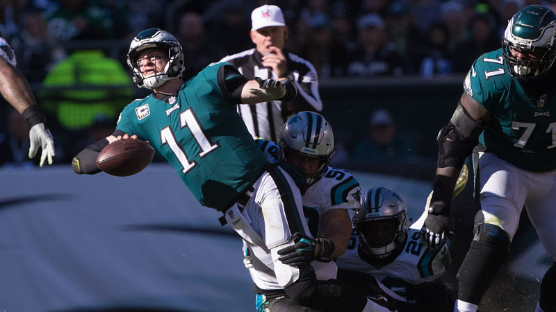 Philadelphia Eagles quarterback Carson Wentz