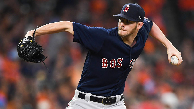 Boston Red Sox pitcher Chris Sale