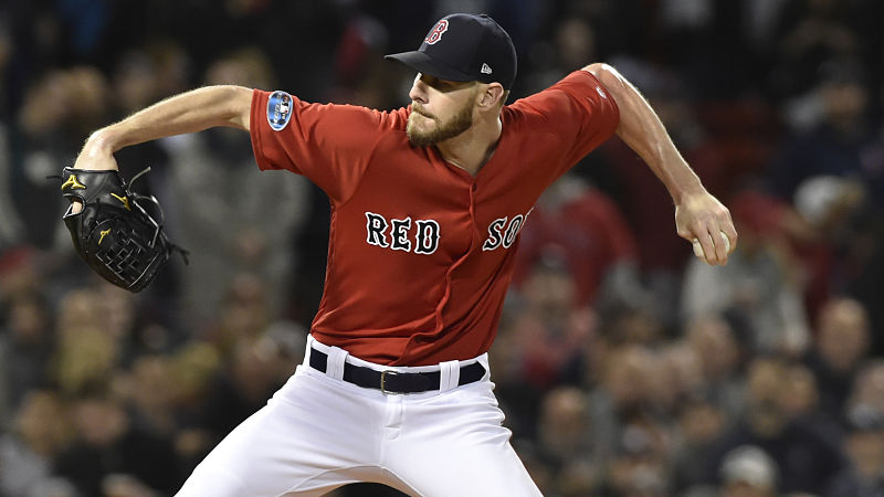 Boston Red Sox pitcher Chris Sale