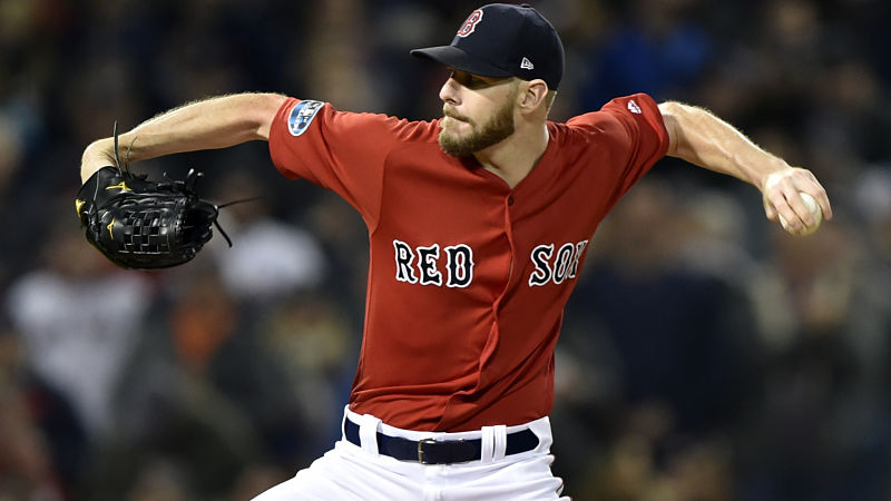 Boston Red Sox pitcher Chris Sale