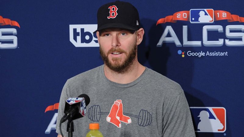 Boston Red Sox pitcher Chris Sale
