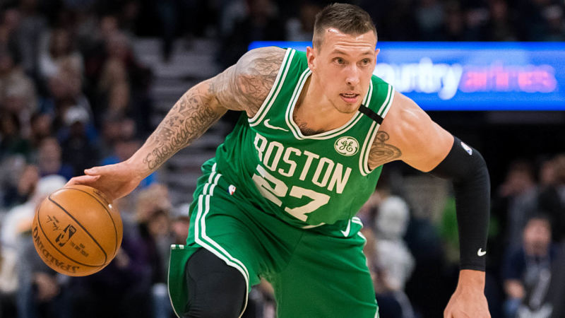 Boston Celtics forward Daniel Theis