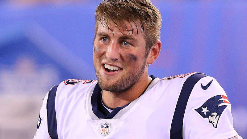 Patriots quarterback Danny Etling