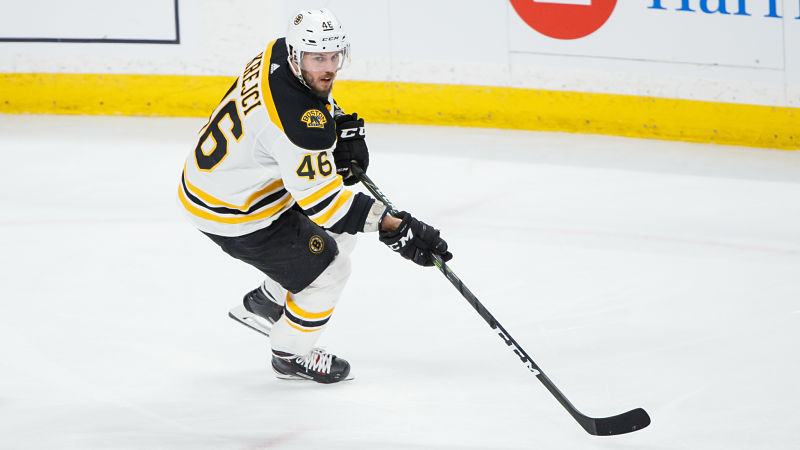 Boston Bruins center David Krejci