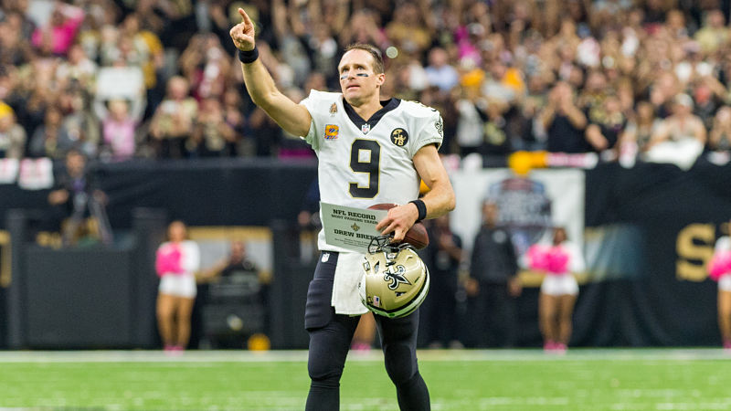 New Orleans Saints quarterback Drew Brees