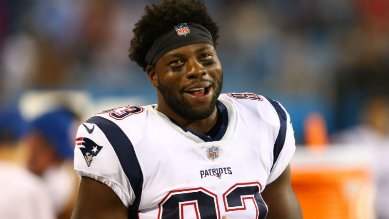 New England Patriots tight end Dwayne Allen