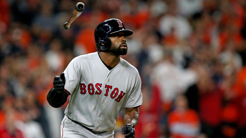 Boston Red Sox center fielder Jackie Bradley Jr.