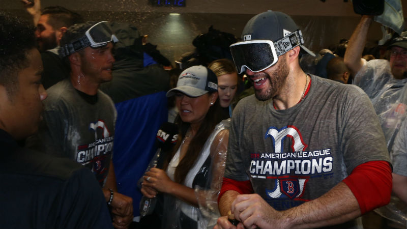 Boston Red Sox designated hitter J.D. Martinez