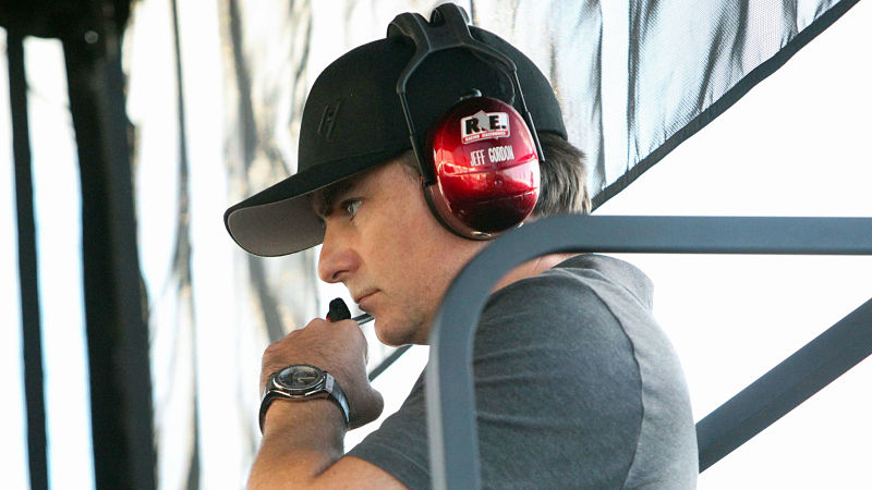 Retired NASCAR driver Jeff Gordon