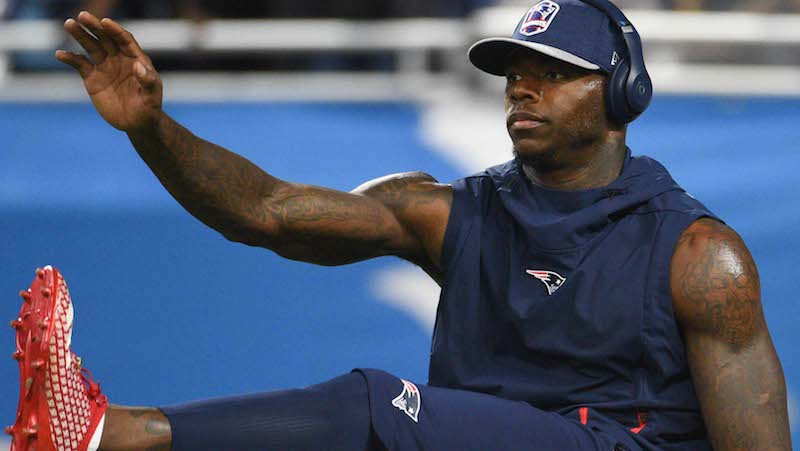 Patriots wide receiver Josh Gordon