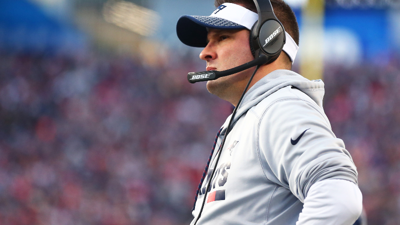 New England Patriots offensive coordinator Josh McDaniels