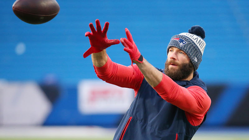 Patriots wide receiver Julian Edelman