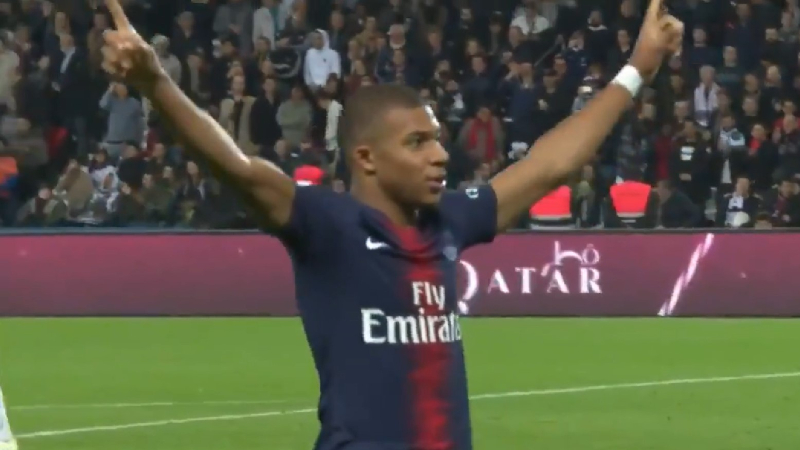 PSG forward Kylian Mbappe