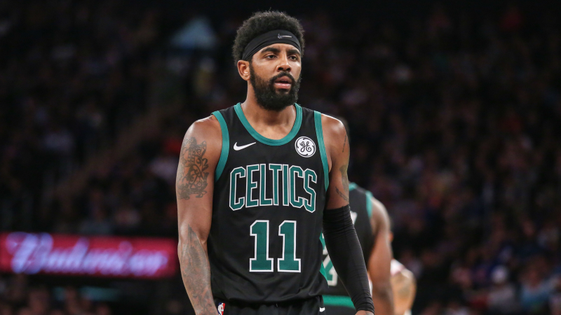 Boston Celtics point guard Kyrie Irving