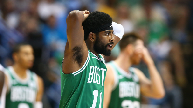 Boston Celtics point guard Kyrie Irving