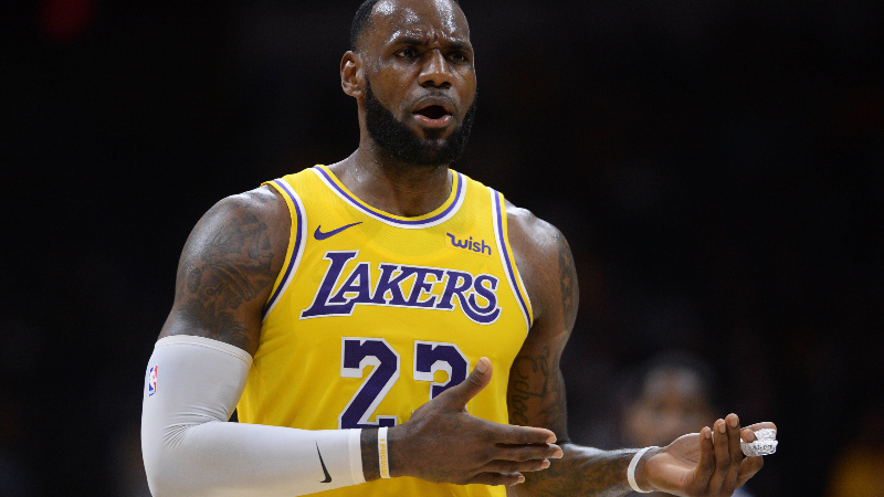 Los Angeles Lakers forward LeBron James
