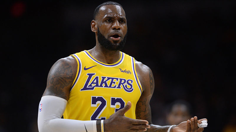 Los Angeles Lakers forward LeBron James