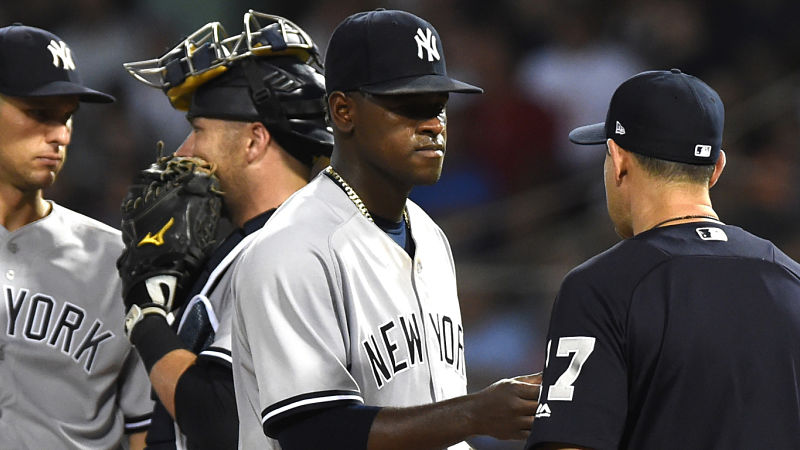 New York Yankees pitcher Luis Severino