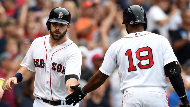 Mitch Moreland, Jackie Bradley Jr.