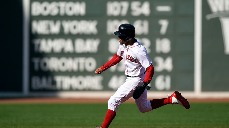Red Sox outfielder Mookie Betts