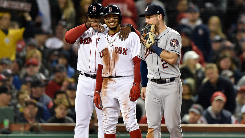 Red Sox outfielder Mookie Betts