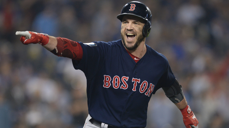 Boston Red Sox First Baseman Steve Pearce