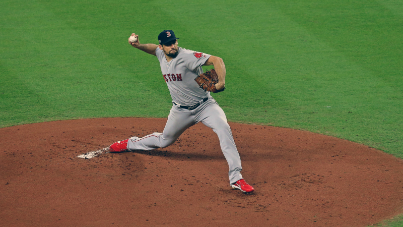 Boston Red Sox pitcher Nathan Eovaldi