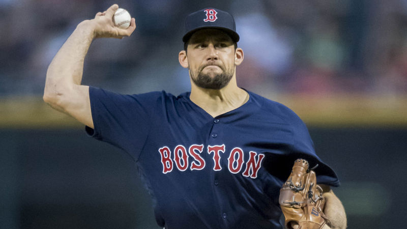 Boston Red Sox pitcher Nathan Eovaldi