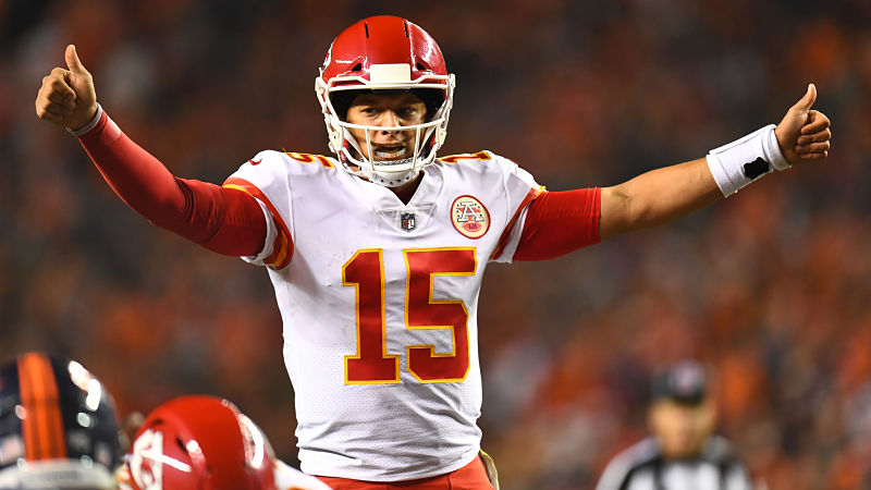 Kansas City Chiefs quarterback Patrick Mahomes