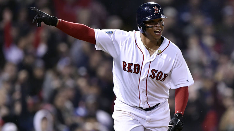 Boston Red Sox third baseman Rafael Devers