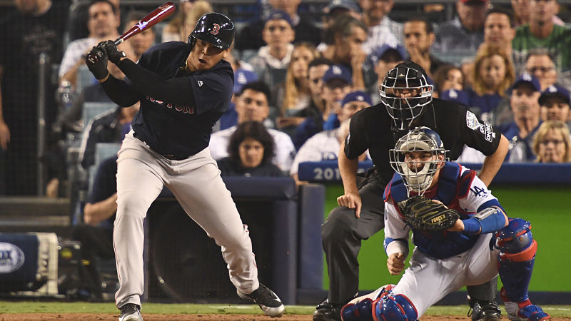Boston Red Sox third baseman Rafael Devers