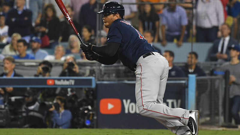 Boston Red Sox third baseman Rafael Devers