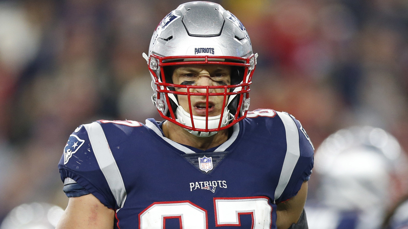 Patriots tight end Rob Gronkowski