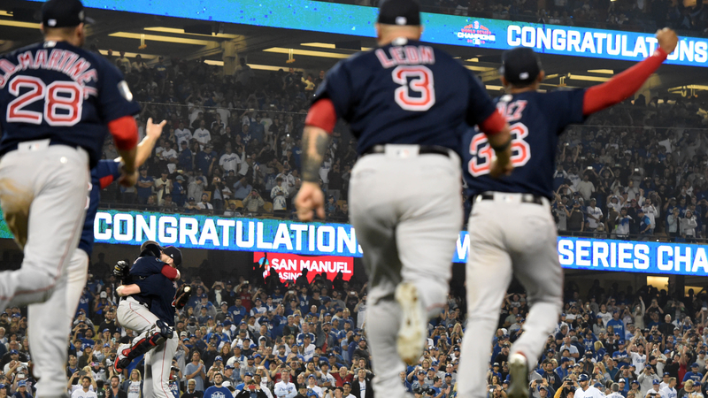Red Sox celebration