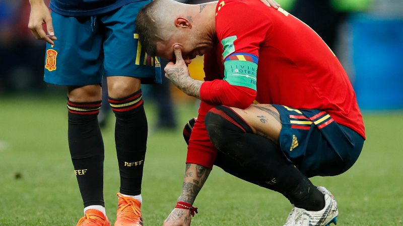 Spain defender Sergio Ramos