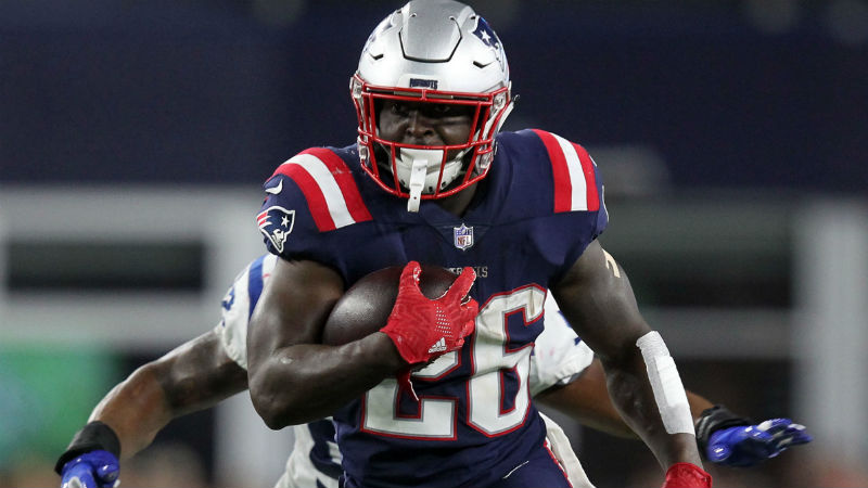 New England Patriots running back Sony Michel
