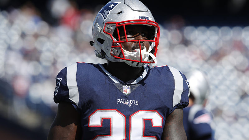New England Patriots running back Sony Michel