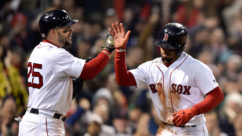 Steve Pearce, Mookie Betts