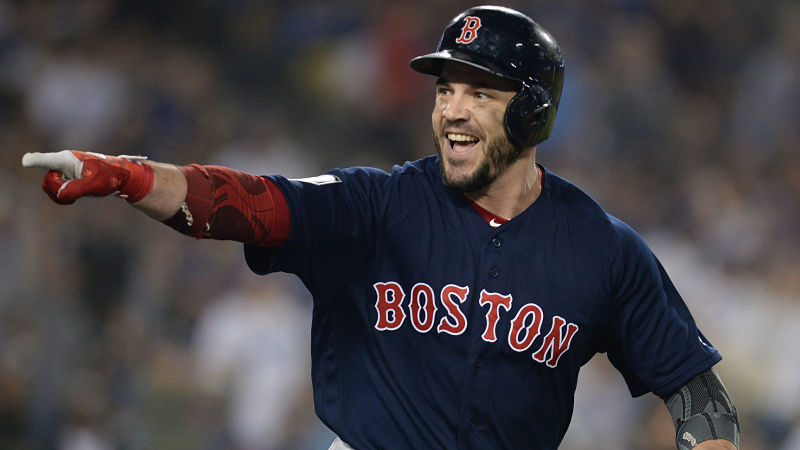 Boston Red Sox first baseman Steve Pearce