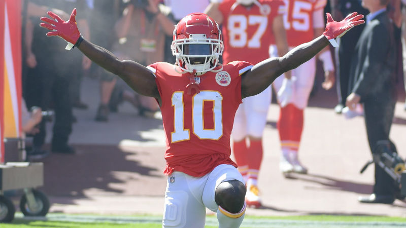 Kansas City Chiefs wide receiver Tyreek Hill