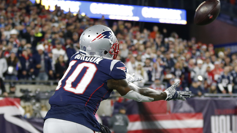 Patriots wide receiver Josh Gordon