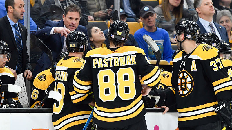 Boston Bruins coach Bruce Cassidy