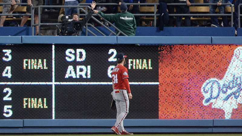 Washington Nationals right fielder Bryce Harper