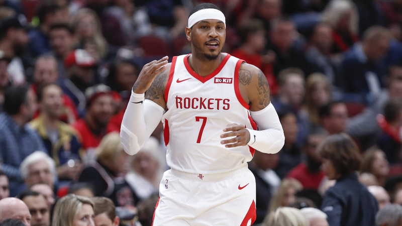 Houston Rockets Forward Carmelo Anthony