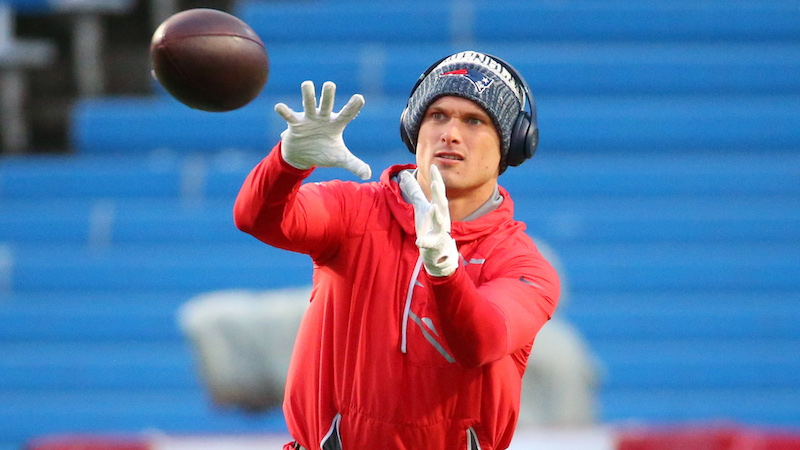 Patriots wide receiver Chris Hogan