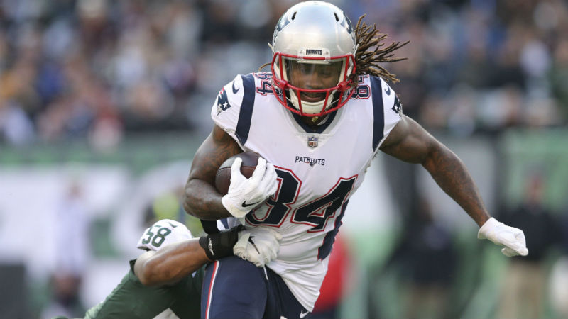 New England Patriots wide receiver Cordarrelle Patterson
