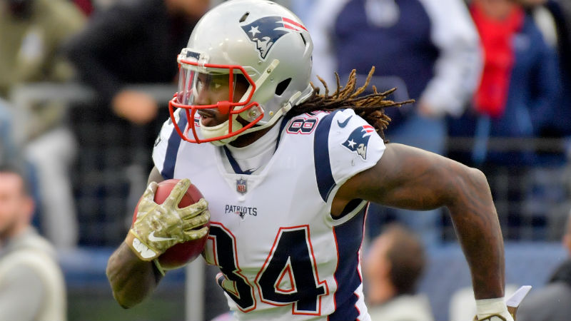 New England Patriots wide receiver Cordarrelle Patterson