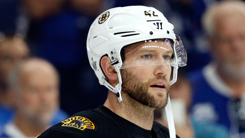 Boston Bruins Right Wing David Backes