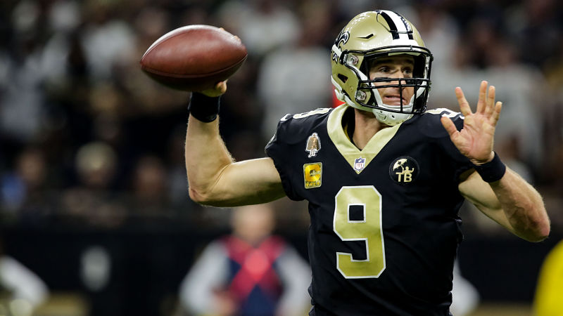 New Orleans Saints quarterback Drew Brees