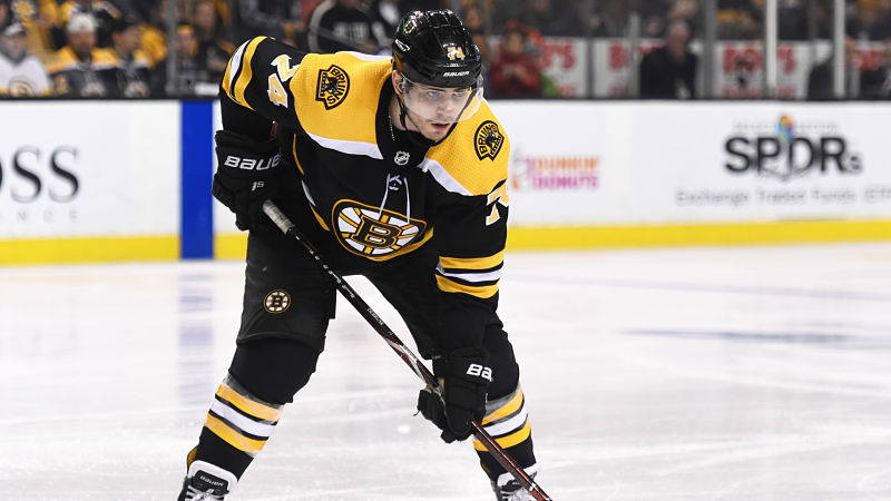 Boston Bruins forward Jake DeBrusk